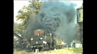 preview picture of video 'Poland Konotop Departure Steam Locomotive Ty2 1086  October 1990'