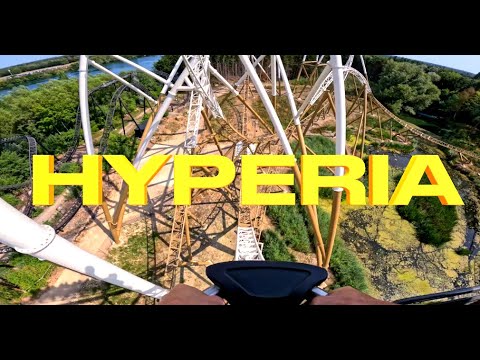 HYPERIA Rollercoaster at Thorpe Park Front Row On Ride POV ✨ 2025 ✨🎢🤪 #thorpepark #hyperia 