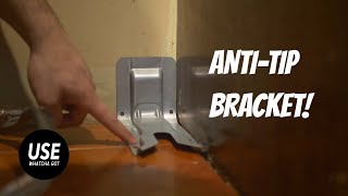 Prevent Your Oven from Tipping Over! Anti-Tip Bracket