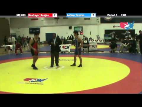 66 KG Consolation R3 - Ganbayar Sanjaa DCAC vs Kotaro Tanaka JPN