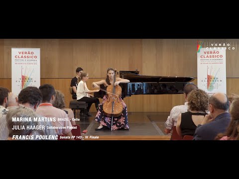 Festival VERÃO CLÁSSICO 2019 - TalentFest, Marina Martins (cello) - Poulenc
