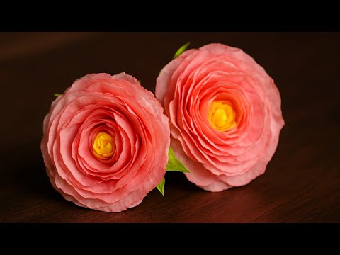 This Rose Looks Real… But I Made It from Tissue Paper