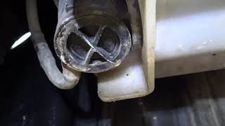 How to change a Pontiac Vibe or Toyota Matrix washer motor.