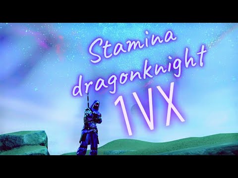 ESO PvP broken stamina Dragonknight Build Gameplay - Deadlands