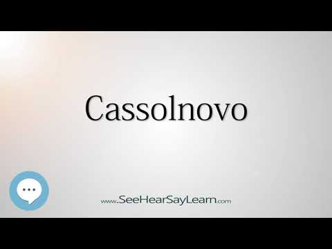 Cassolnovo (How to Pronounce Cities of the World)💬⭐🌍✅