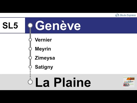 CFF Ansage I SL5 Genève - La Plaine I BoJa Ansagen