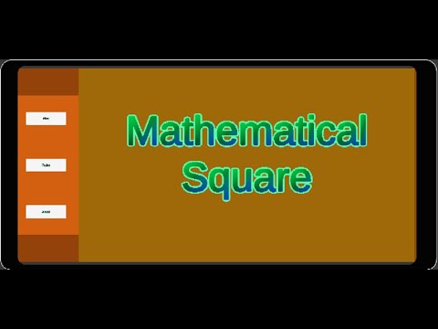 Quadrato Matematico