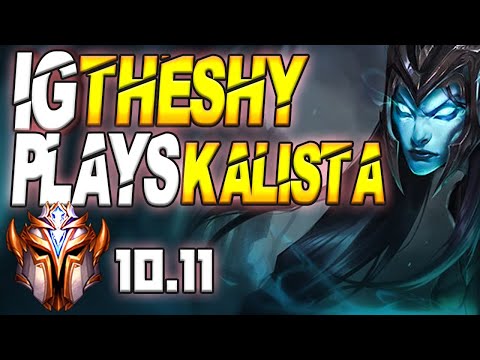 IG TheShy Plays Kalista Top Lane - 10.11