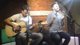 Danny Leiva y Sergio Santabárbara  - Ladrón de canciones en Collage Drinks & Arts.07-03-2015