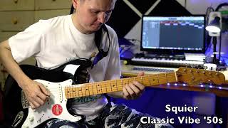 Video thumbnail for Squier Classic Vibe '50s VS Fender American Professional by Sasha