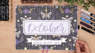 October Bullet Journal Setup | Embracing ALL the Purple | Creative Journal | Scrapbook Journal