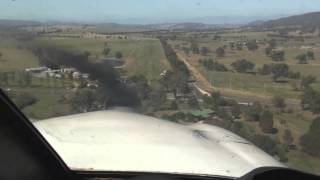 preview picture of video 'Landing Runway 15 at Mansfield (YMFD)'