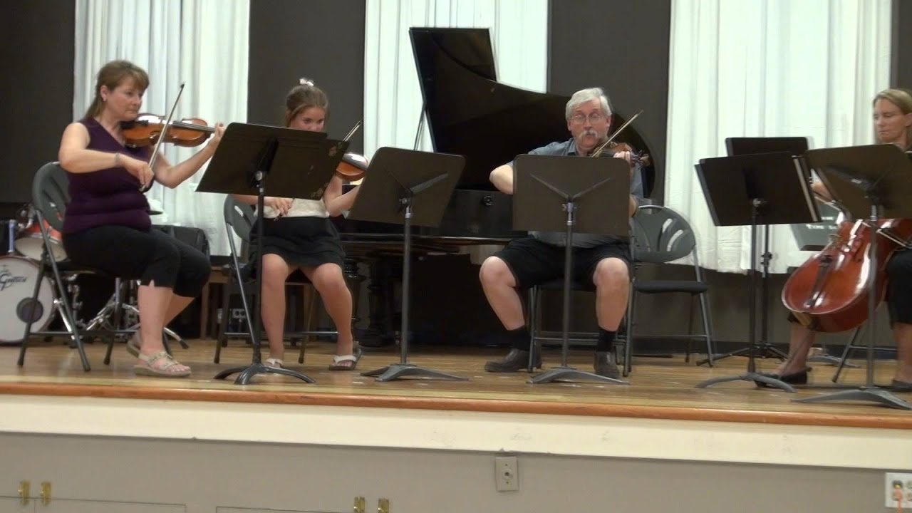 Strings the Thing 2014- Student Concert- Quartet #11 in Eb+, K171, Mozart