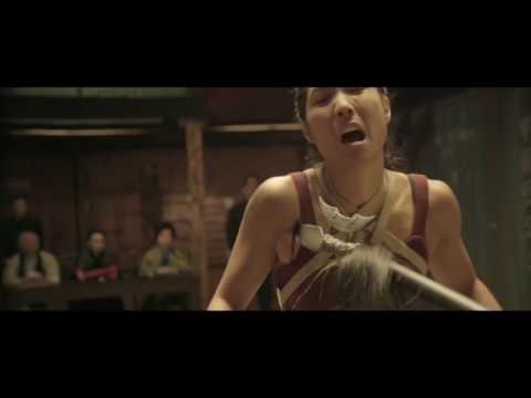 Lady Bloodfight Sunny Coelst Nunchaku fight scene