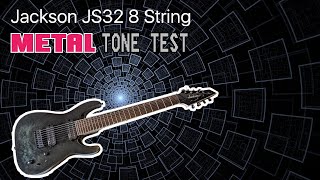 Video thumbnail for Jackson JS32 8 String Metal tone test by Gear Tweaker