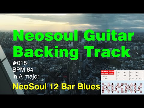 Neosoul Guitar Backing Track 018 - A minor NeoSoul 12 Bar Blues