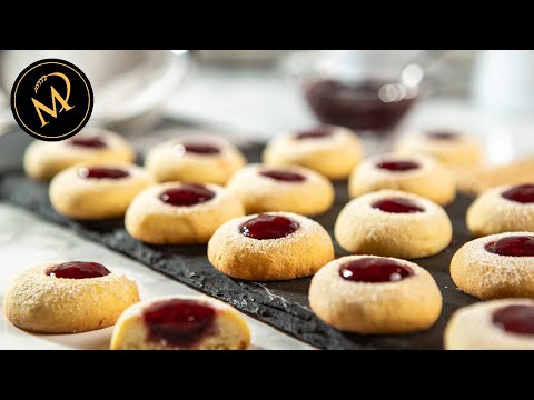 Das einfachste Engelsaugen- Husarenkrapfen Rezept - Beste Weihnachtskekse selber backen