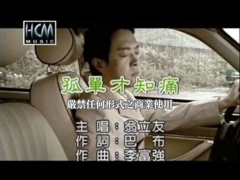 翁立友-孤單才知痛(官方KTV版)