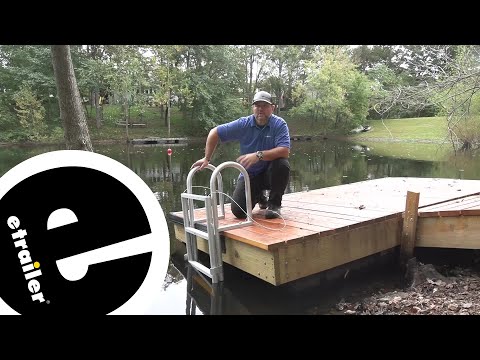 etrailer | Review of the Jif Marine Floating Dock Lift Ladder