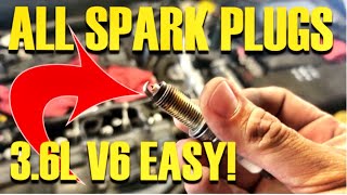 HOW TO REPLACE SPARK PLUGS & COILS ON 2015 CHRYSLER 200 C 3.6L V6 - FAST & EASY - FIX MISFIRE IDLE