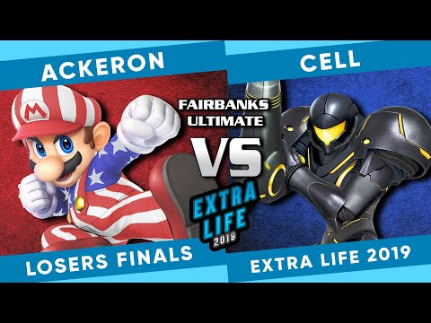 Fairbanks Extra Life 2019: Ackeron (Mario) vs Cell (Samus) - SSBU Losers Finals