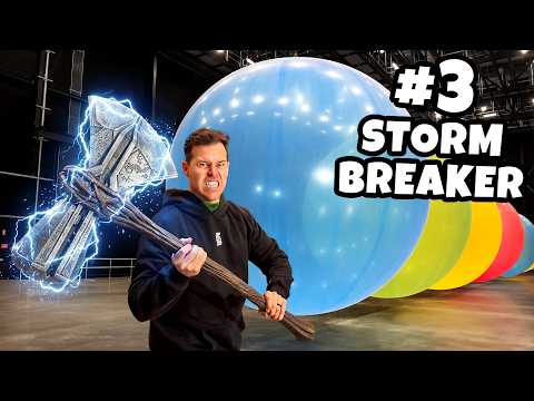 What Famous Movie Item Pops The Most Giant Balloons?