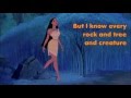 Pocahontas Colors of the Wind Sing along with ...