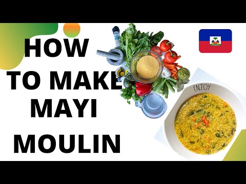 HOW TO THE BEST MAKE MAYI MOULIN with VEGGIES (HAITIAN CORN MEAL TUTORIAL)