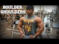 HOW TO GET BOULDER SHOULDERS | Raw Shoulder Workout
