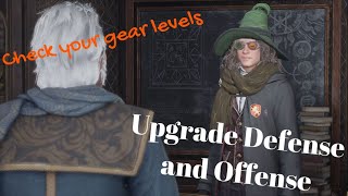 Gear Levels and How to Increase your Defense and Offense AUTOMATICALLY (Hogwarts Legacy Tips/Tricks)