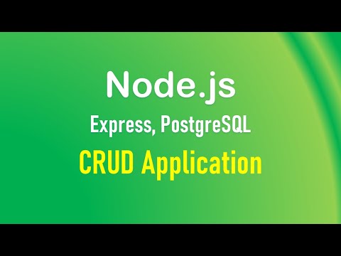 Node.js PostgreSQL CRUD example Github