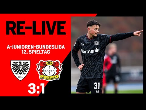 Re-LIVE: Preußen Münster U19 🆚 Bayer 04 Leverkusen U19 3:1 | A-Junioren-Bundesliga, 12. Spieltag