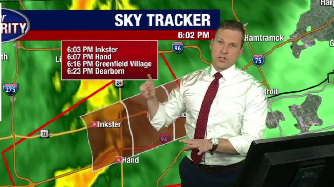 Tornado Warning issued for parts of Southeast Michigan