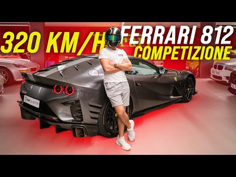 Ferrari 812 Competizione | *320km/h* Autobahn im V12 Monster | Pirelli P Zero