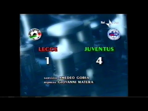 Lecce - Juventus 1-4 (17.12.2000) 11a Andata Serie A.