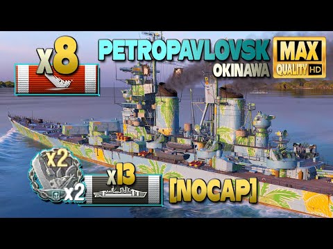Petropavlovsk: 8 ships destroyed [NOCAP] - World of Warships