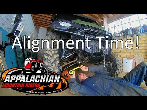 Honda Pioneer 1000/1000-5 Alignment with SuperATV Arched A-Arms