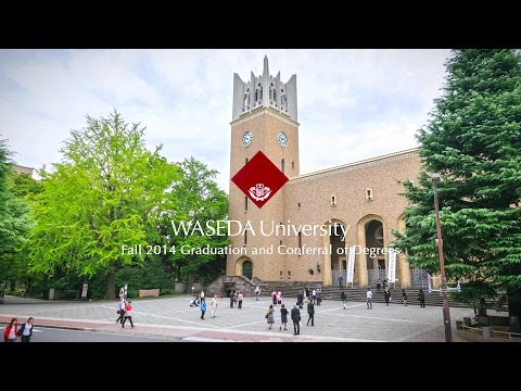 Fall 2014 Graduation and Conferral of Degrees 2014年度9月卒業式・学位授与式 #timelapse