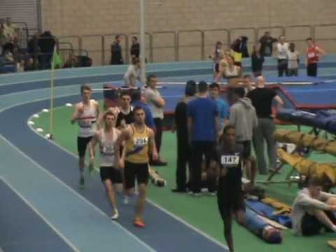 David Horniman 600m Sportcity Indoor Open Meeting 03/02/2013