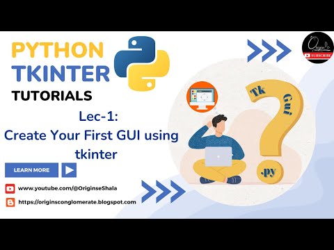 Tkinter Python Tutorial Lec 1 Create Your First Graphical User Interface With Tkinter