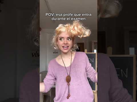 Esa profe que entra durante el examen 😂