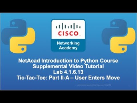 Cisco NetAcad Intro to Python Course - Supplement Lab Tutorial & Solution Set: Lab 4.1.6.13 Part IIA