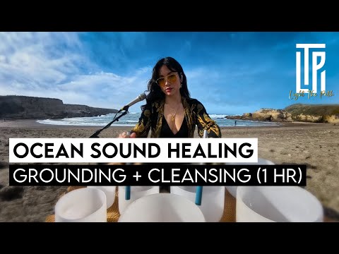 Ocean Sound Healing | Grounding + Cleansing 432hz Sound Bath Meditation (1hr)