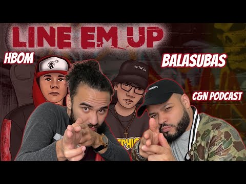 THEY TOOK SHOTS & DROPPED BOMBS! | H-BOM & Balasubas - Line Em Up (Music Video) C&N PODCAST REACTION
