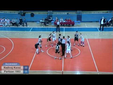 Radivoj Korać - Partizan1953 66:55 1ZLS 12 2016-2017