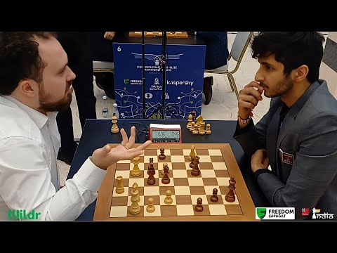 Vidit Gujrathi's Ferocious Attack against Maksim Chigaev | FIDE World Rapid 2023
