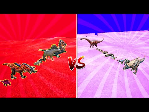 X-Creatures VS R-Creatures + Some 1VS1 | ARK Fights