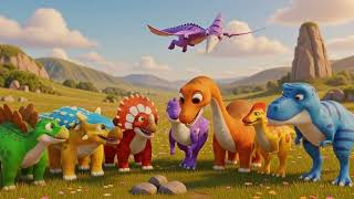 Download lagu Dino Dance Song 🦖🎶 Cute Dinosaurs Dancing in Dino Valley! mp3
