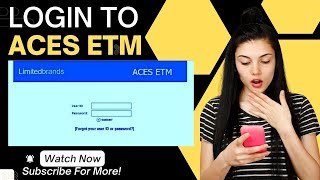 How To Login to ACES ETM | Muhammad Asif Khan 2.0
