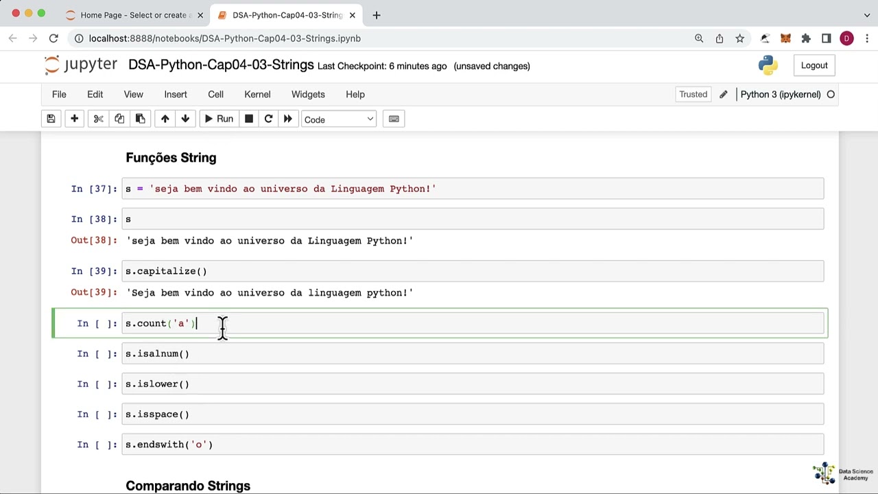 Strings e Indexação em Python - Parte 3/3